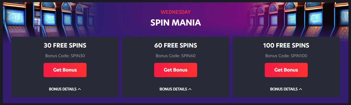 Claim free spins on top UK slots at 1RED Casino